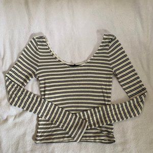 Aeropostale Long Sleeved Striped Shirt